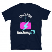 RechargED EDUCATORS Version Short-Sleeve Unisex T-Shirt